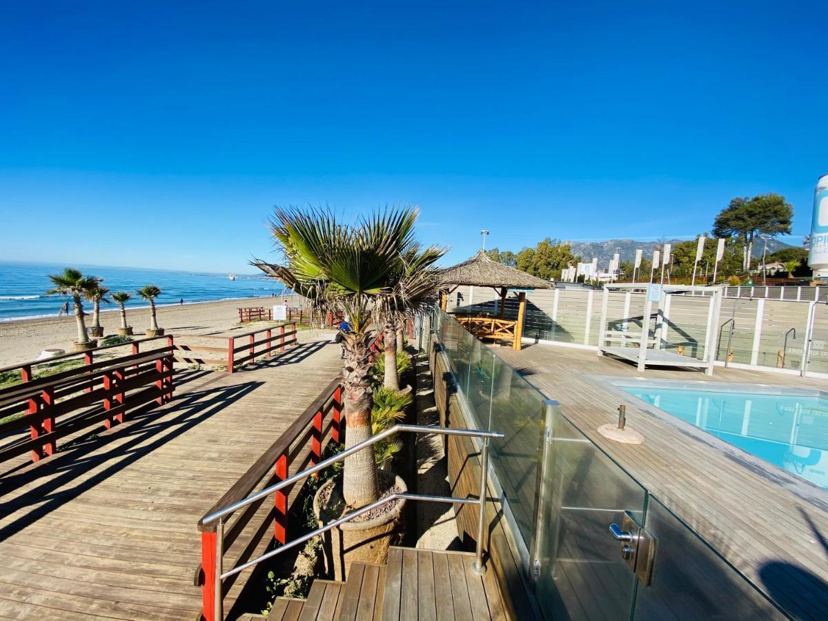 Studio-Near The Beach, Bbq And Seawater Pool Marbella Dış mekan fotoğraf
